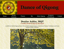 Tablet Screenshot of danceofqigong.com